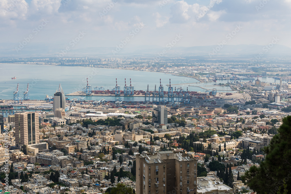 Haifa from Yefe Nof promenade