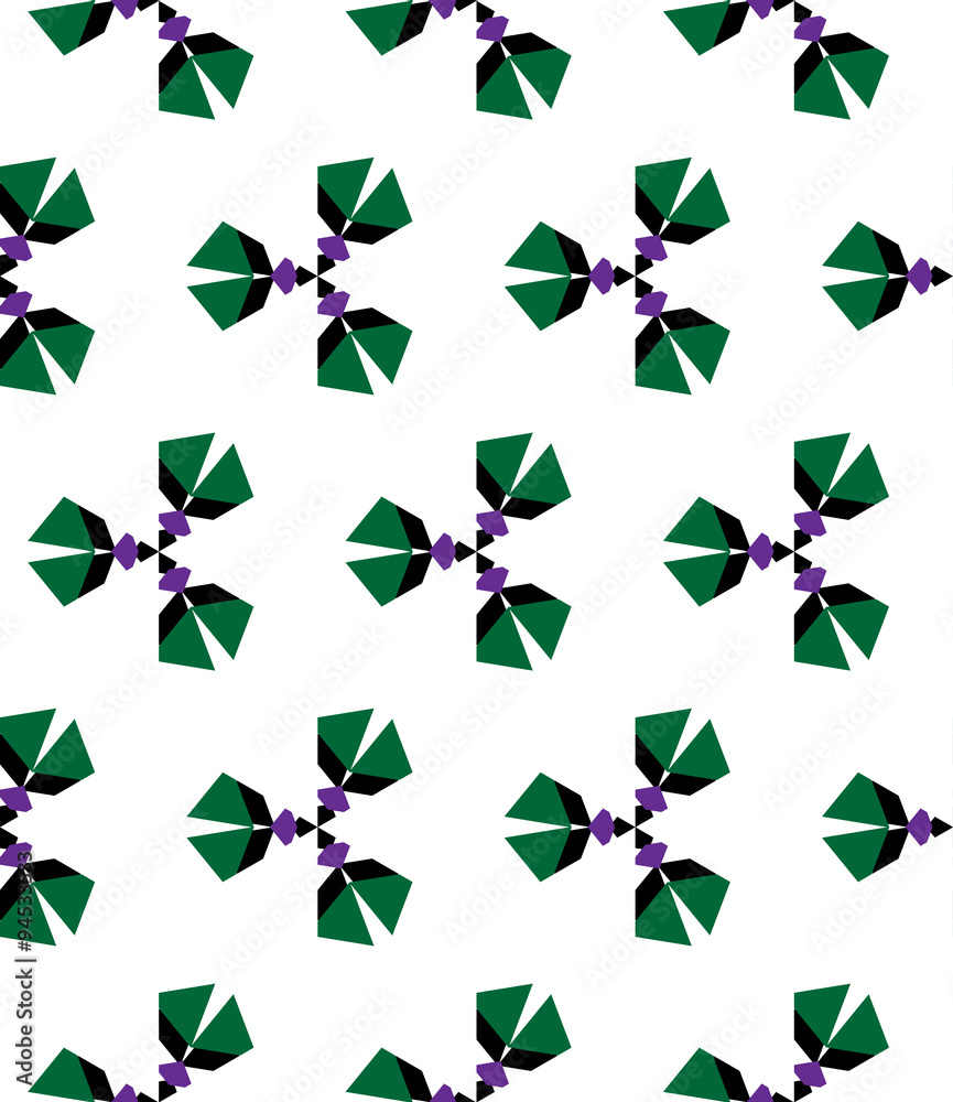 Seamless vector pattern in the style of 80's with geometric shapes Seamless vector pattern in the style of 80's with geometric shapes