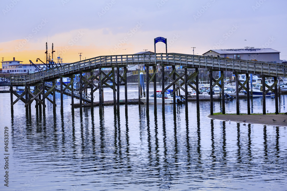 Wooden Bridge Westport Grays Harbor Washington State