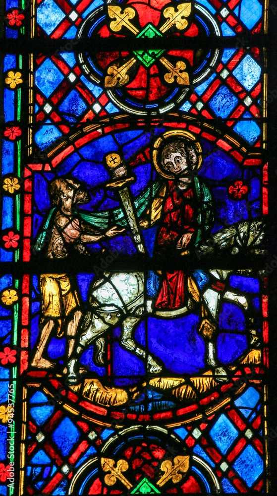 Saint Martin - Stained Glass in Tours Cathedral