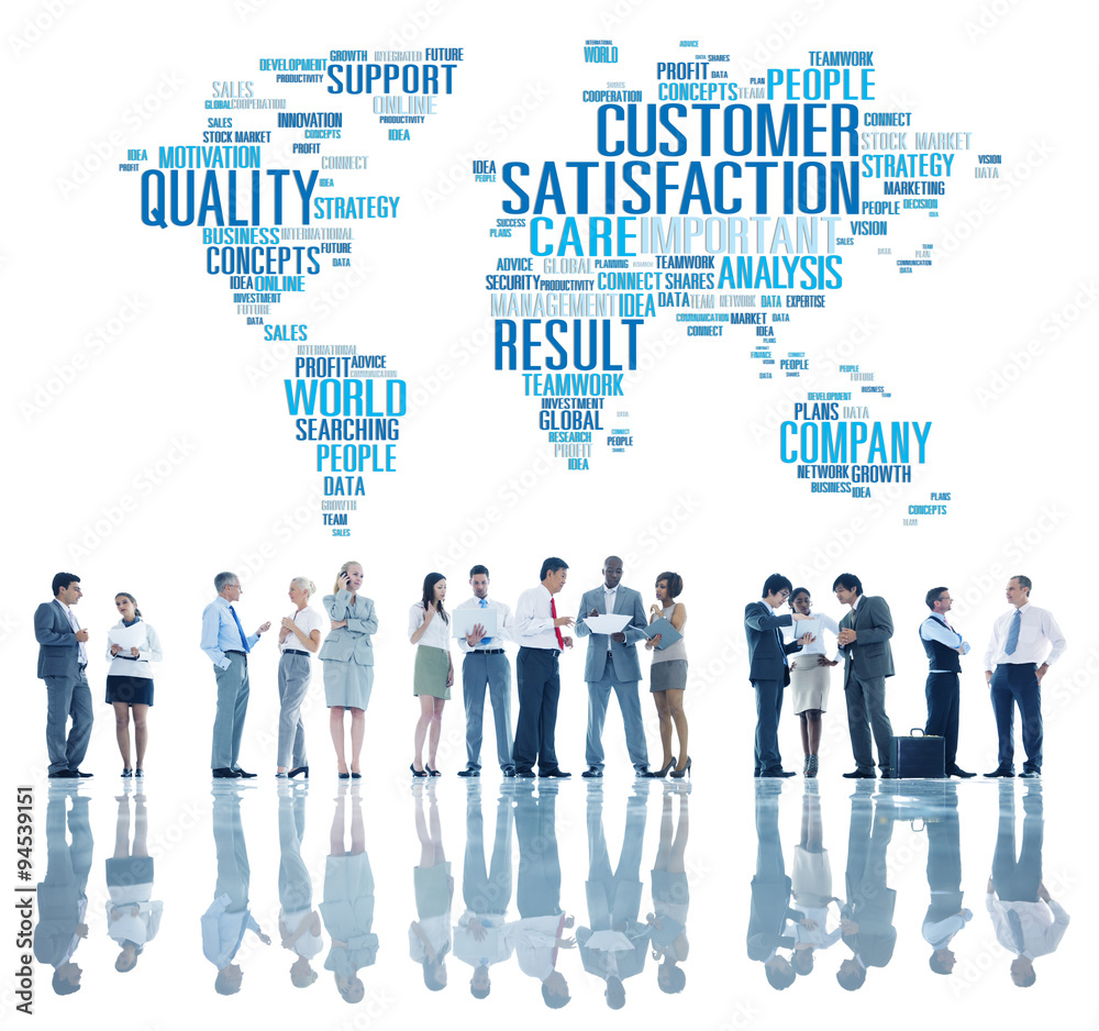 Customer Satisfaction Reliability Quality Service Concept Customer Satisfaction Reliability Quality Service Concept