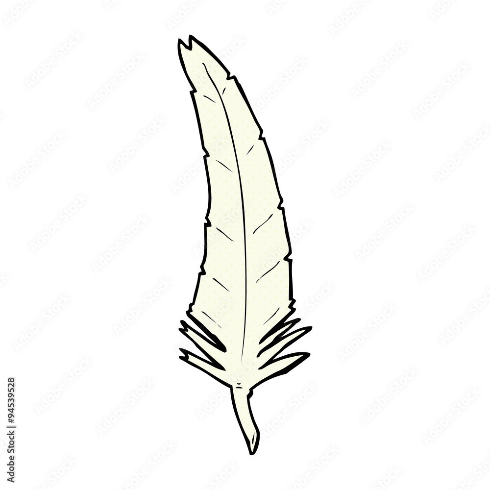 cartoon feather cartoon feather