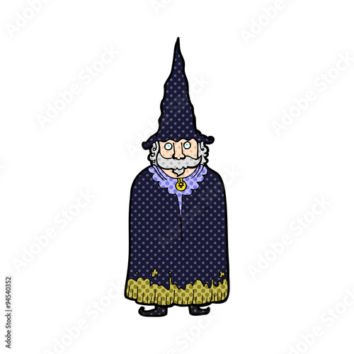 cartoon wizard