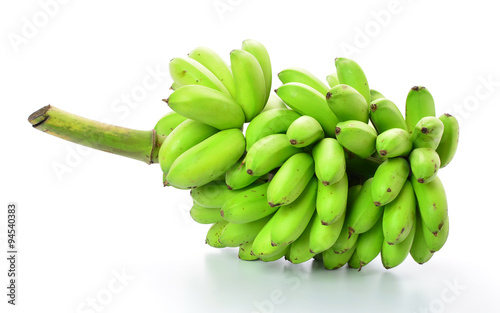 Bunch of bananas isolated on white background