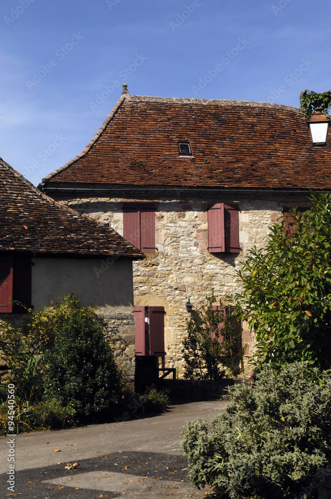 Medieval Village of Loubressac, Lot, France
