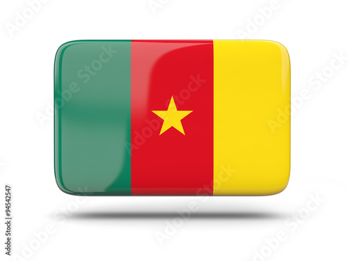 Free Download Square icon with flag of cameroon - GFXLoad