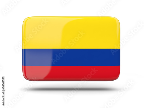 Square icon with flag of colombia Free Download Square icon with flag of colombia - GFXLoad