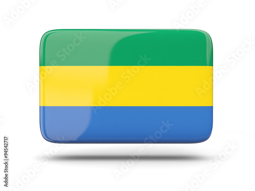 Square icon with flag of gabon Free Download Square icon with flag of gabon - GFXLoad