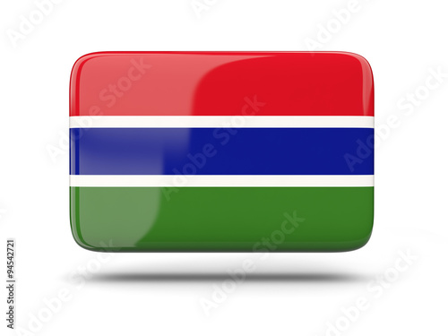 Free Download Square icon with flag of gambia - GFXLoad