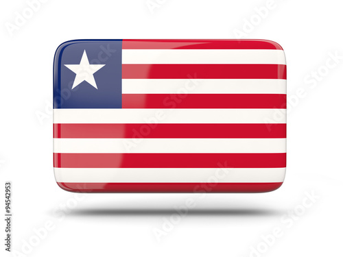 Free Download Square icon with flag of liberia - GFXLoad