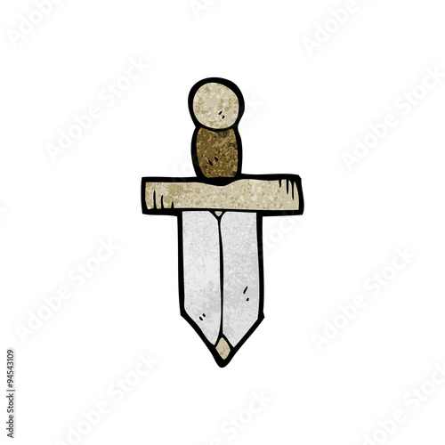 cartoon dagger