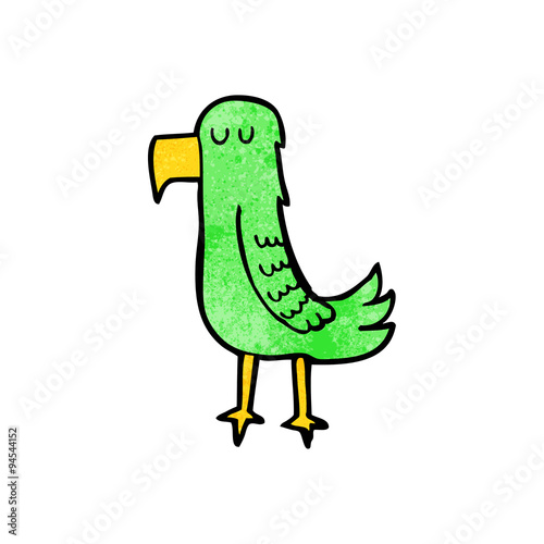 cartoon parrot