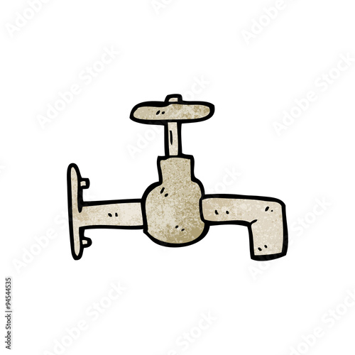 cartoon faucet