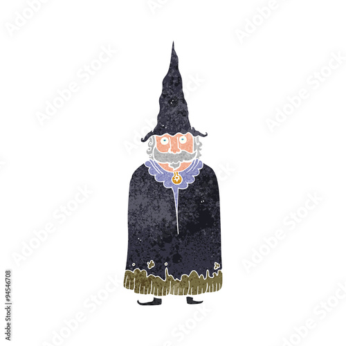 cartoon wizard