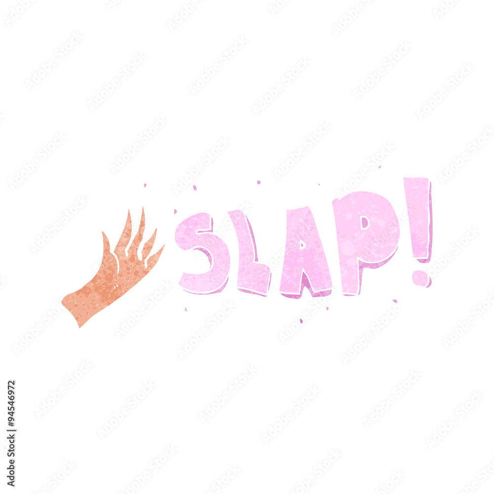 cartoon slap