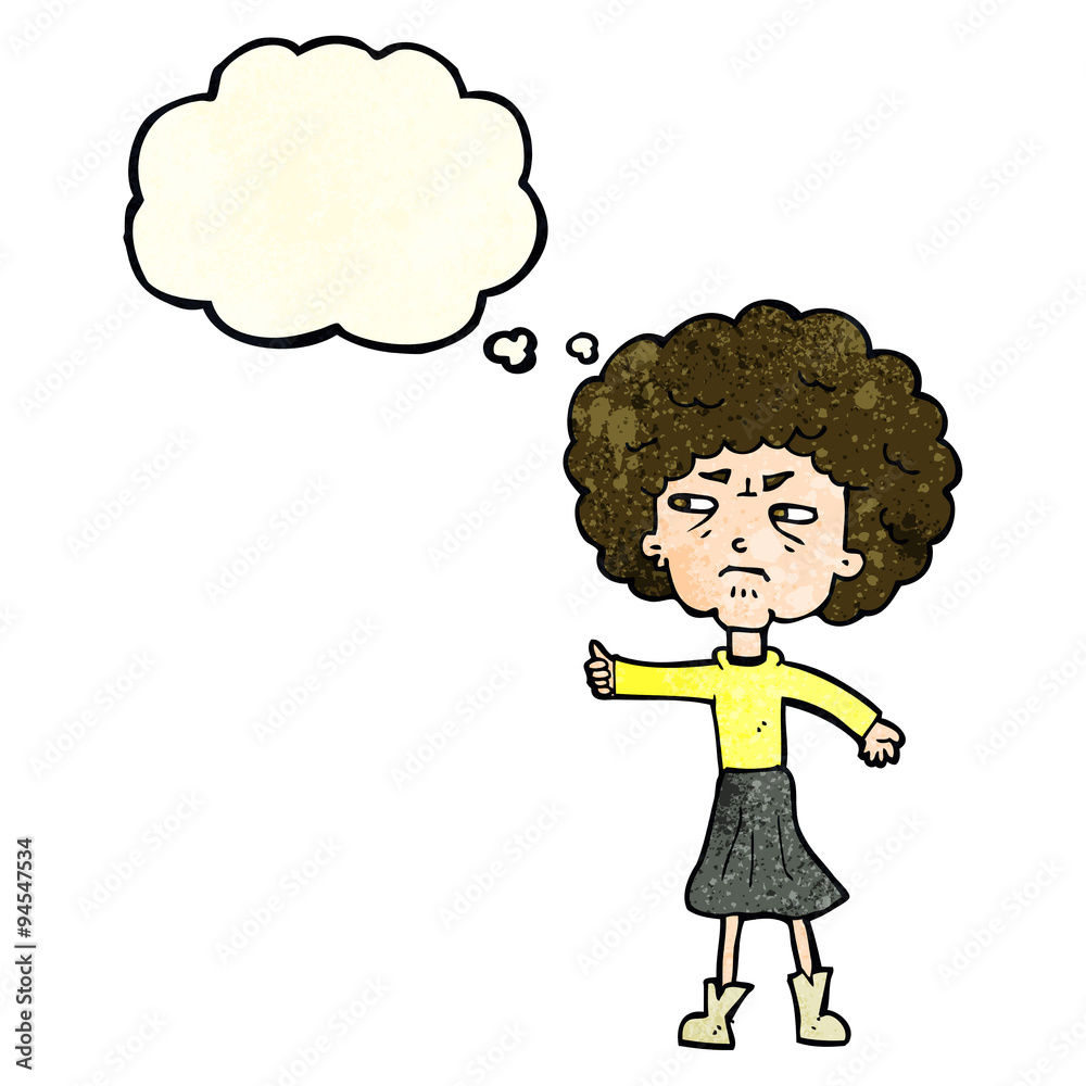 cartoon annoyed old woman with thought bubble cartoon annoyed old woman with thought bubble