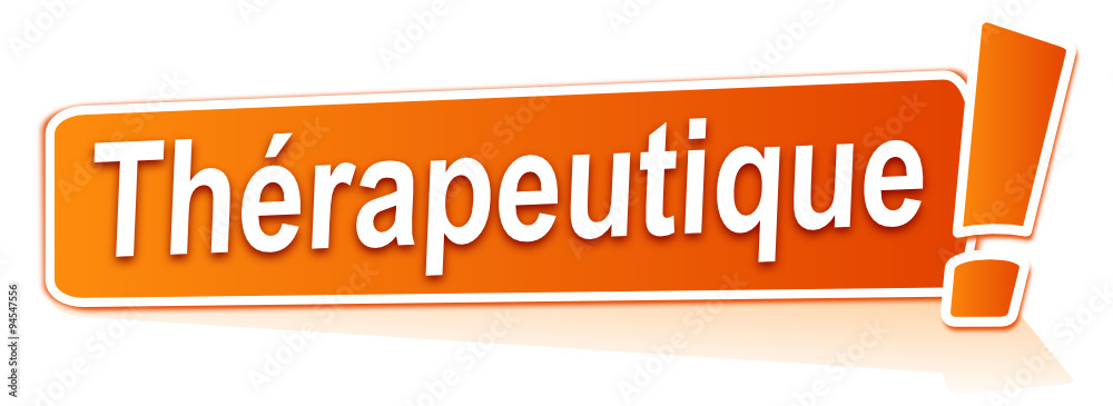 thérapeutique sur étiquette orange thérapeutique sur étiquette orange