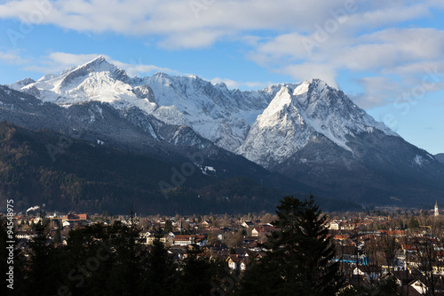 Garmisch Partenkirchen und Zugspitze