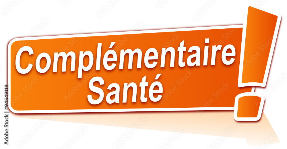 complémentaire santé sur étiquette orange complémentaire santé sur étiquette orange