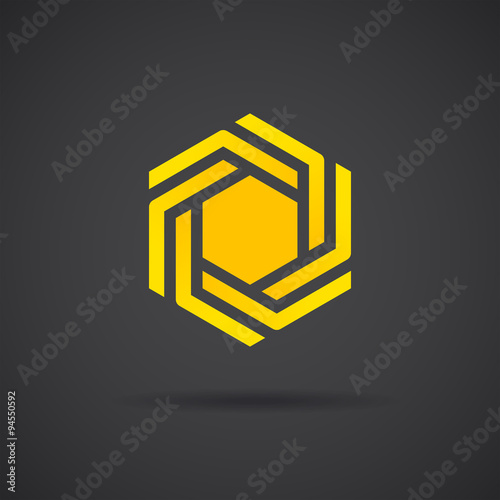Hexagonal design element