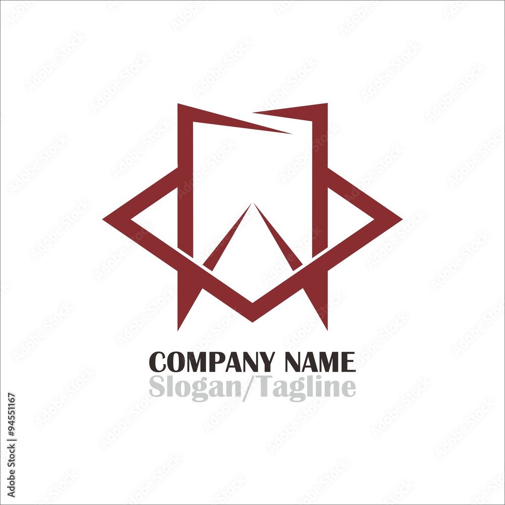 Fototapeta premium Dental Dentist Dentistry Logo Icon 