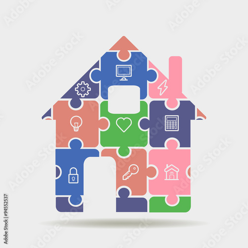 Smart Home - infographics and icon set