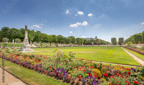Luxemburg Gardens (Jardin du Luxembourg) in Paris, France.