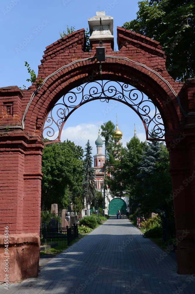  Novodevichy cemetery is one of the most famous burial sites in Moscow.