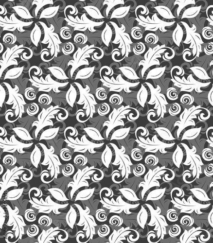 Floral Fine Seamless Vector Pattern