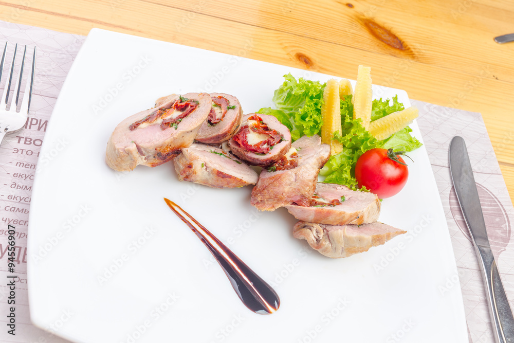 Baked pork roll Baked pork roll
