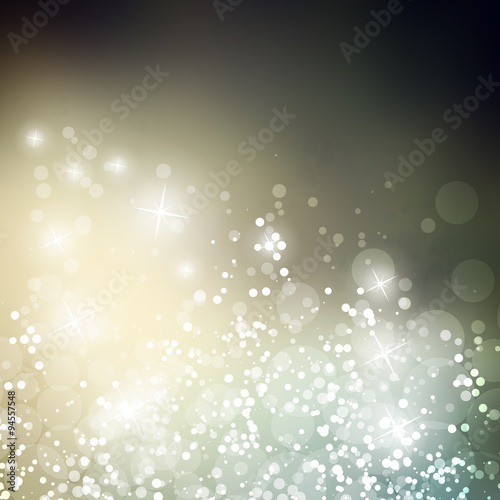 Wallpaper Mural Sparkling Cover Design Template with Abstract, Blurred Background - Cover to Christmas, New Year or Other Designs Torontodigital.ca