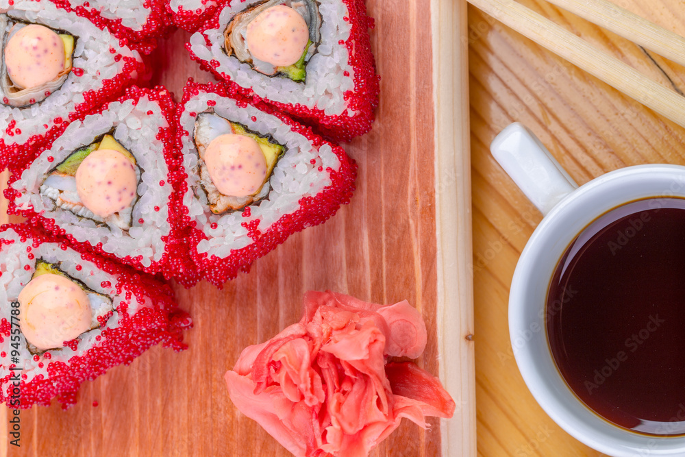 California roll, sushi California roll, sushi