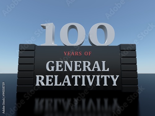 Bilde på lerret 100 years of general relativity