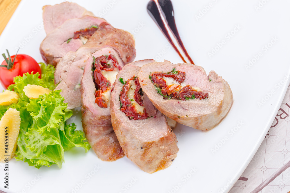 Baked pork roll Baked pork roll
