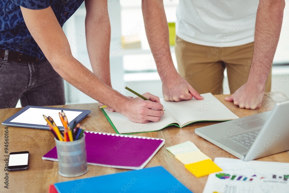 Creative team working together Creative team working together