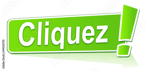 cliquez sur étiquette verte