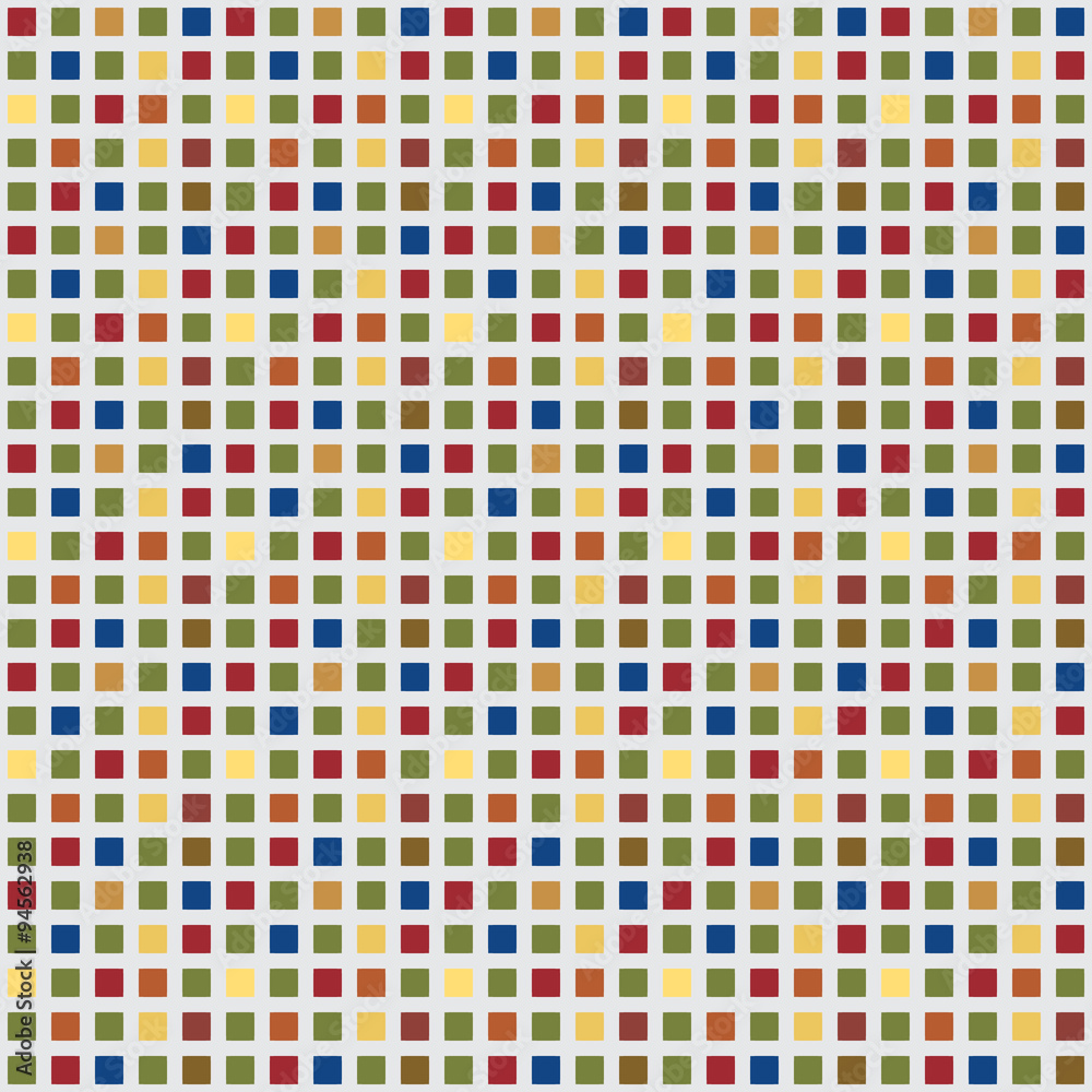 Seamless pattern mosaic of coloured small squares . Vector illu Seamless pattern mosaic of coloured small squares . Vector illu