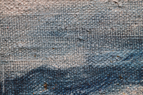 Detail of old canvas