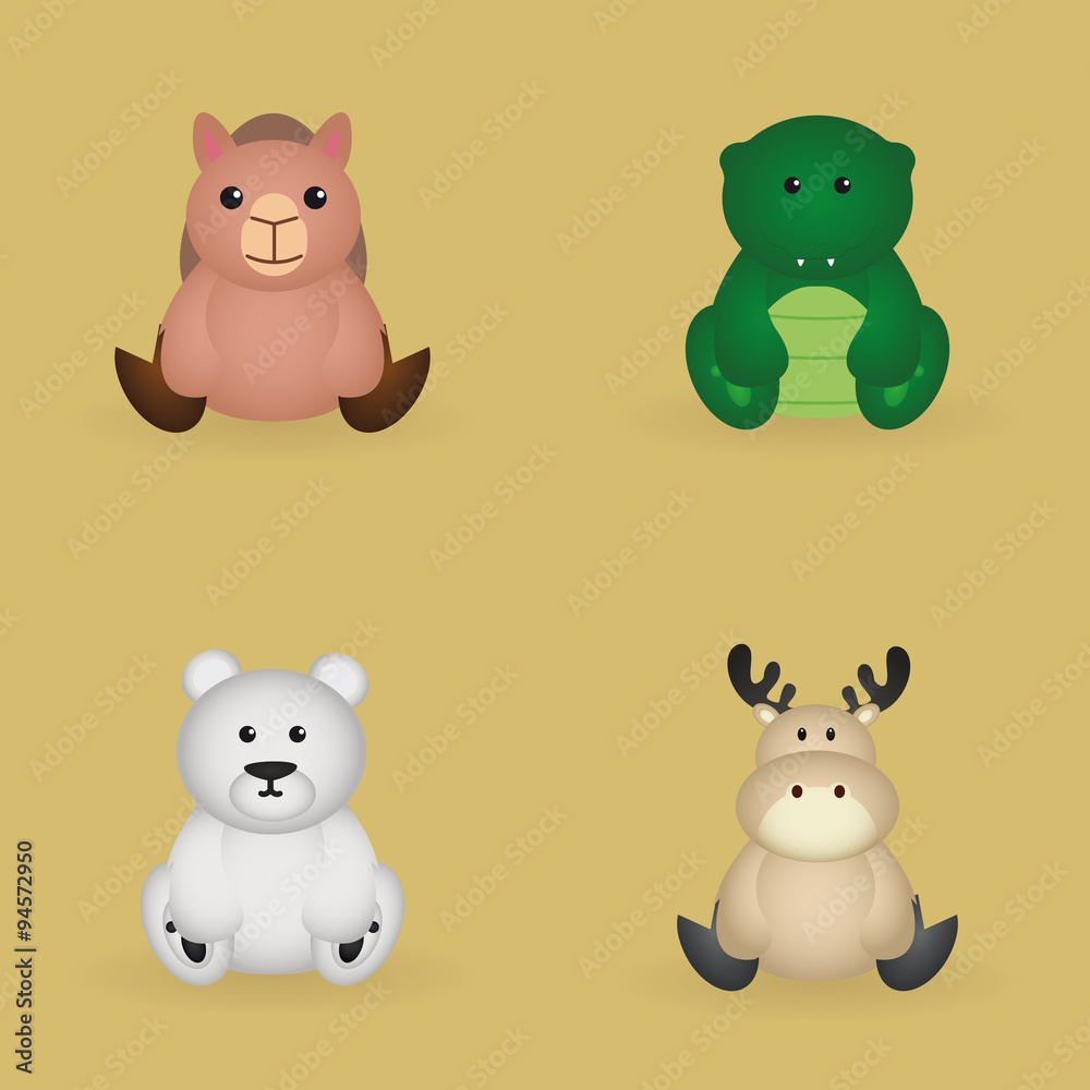 Naklejka premium Animal