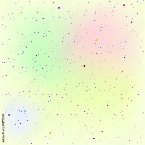 Dots on Colorful  Background