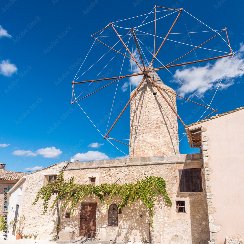 Traditionelle Windmühle, Mallorca