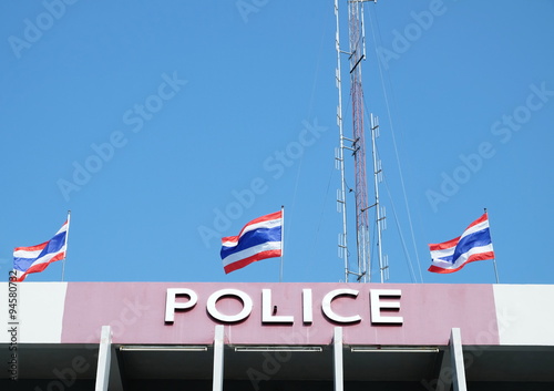 Poilce Station in Thailand
