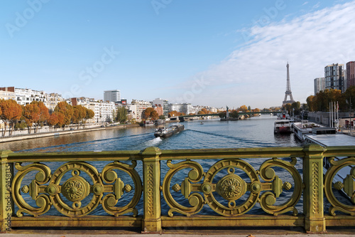 Pont Mirabeau et tour Eiffel photo