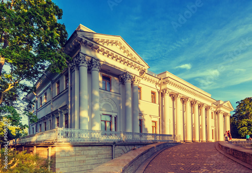 Yelagin palace in summer day photo
