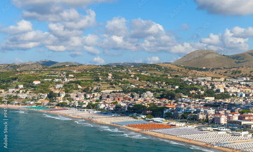 Mediterranean Sea, coastal landscape. Gaeta