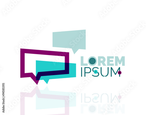 Free Download Logo, abstract geometric business icon - GFXLoad