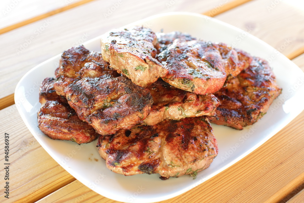 grilled meat grilled meat