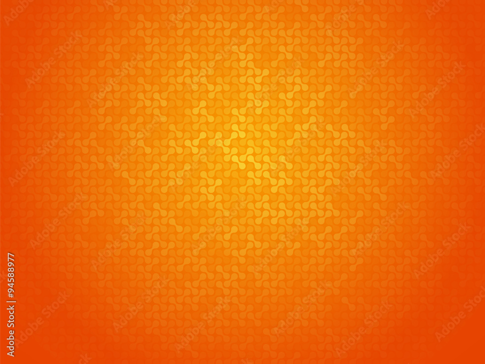 abstract orange linking dots background - obrazy, fototapety, plakaty 