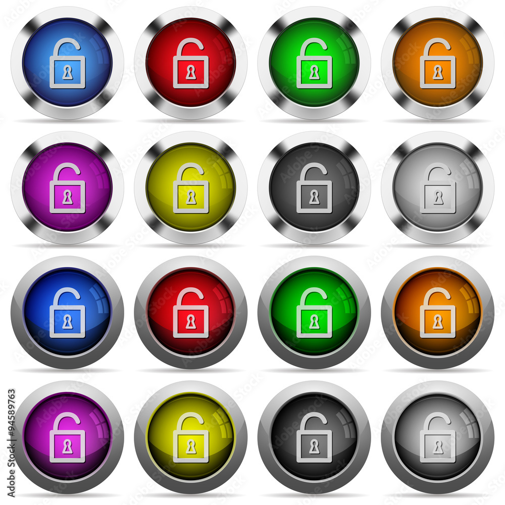 Unlock button set Unlock button set