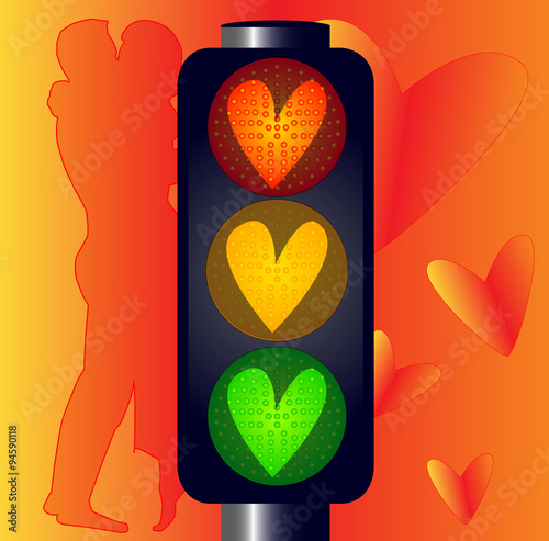 Lovers Traffic Lights